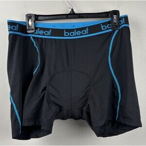 BALEAF Black 3D Padded Athletic Cycling Shorts Mini Bicycle Women's Size 3XL